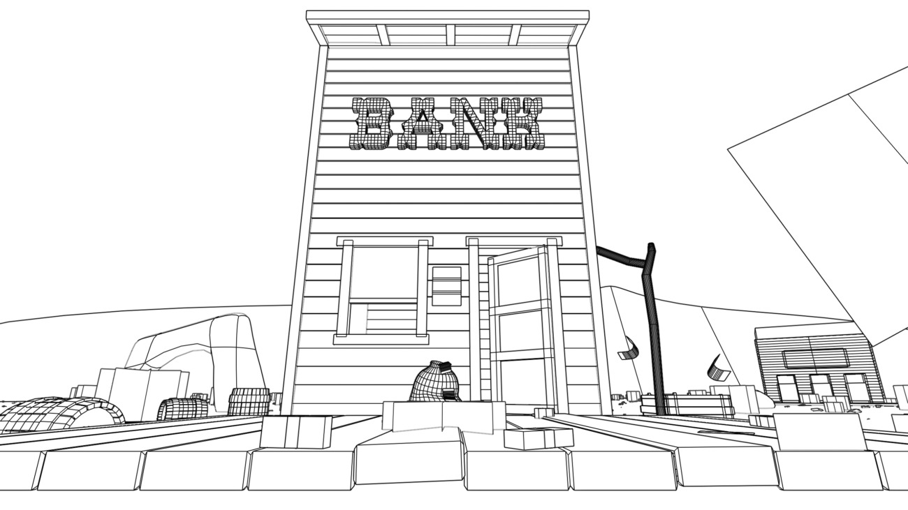 Bank wireframe