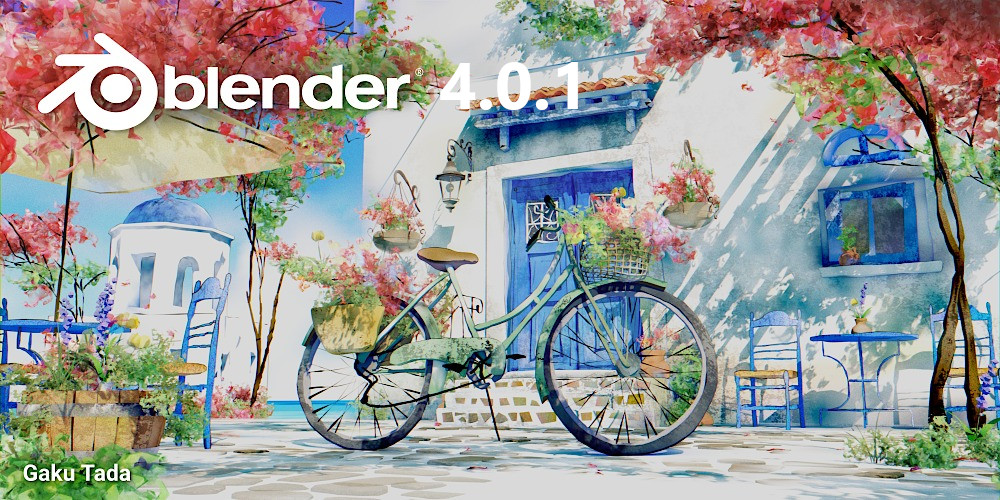 blender 4.0.1 splash header